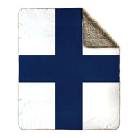 Thumbnail for Nautical Signal Flag Fleece Sherpa Blanket, Choose A-Z Blankets The New England Trading Company X