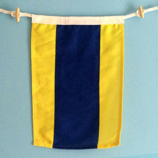 Nautical Flags, A-Z, 0-9, Maritime Signal Flags Decor New England Trading Co D