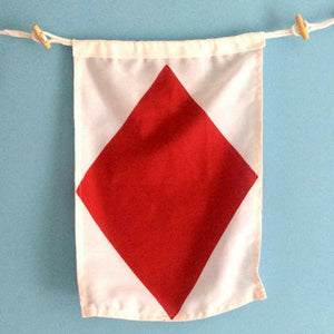 Nautical Flags, A-Z, 0-9, Maritime Signal Flags Decor New England Trading Co F