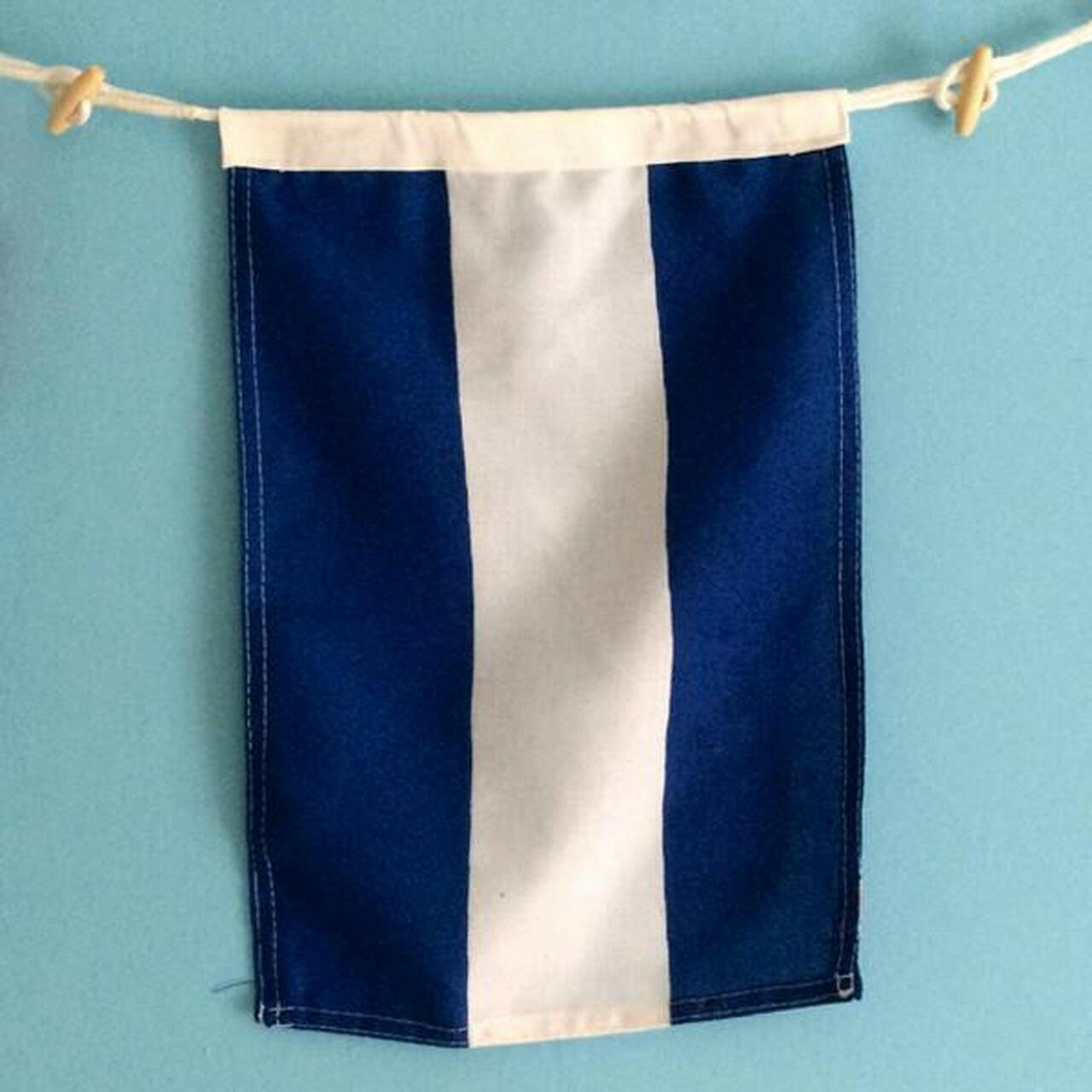 Nautical Flags, A-Z, 0-9, Maritime Signal Flags Decor New England Trading Co J