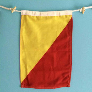 Nautical Flags, A-Z, 0-9, Maritime Signal Flags Decor New England Trading Co O