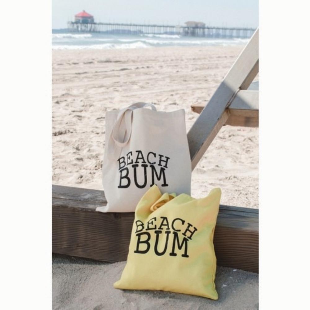 Reusable Cotton Canvas Shopping Bag, 3 Coastal Designs Shopping Totes New England Trading Co Beach Bum  