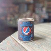 Thumbnail for Coconut Lime America Paint Can Candle- Grateful Dead Inspired Collection Paint Can Candle Surf's Up Candle   