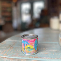 Thumbnail for Driftwood Paint Can Candle - Vintage Collection Paint Can Candle Surf's Up Candle 1/4 Pint (4oz)  