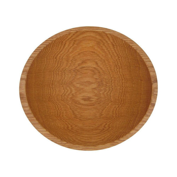 12 Inch Red Oak Wooden Salad Bowl Bowls American Farmhouse Bowls