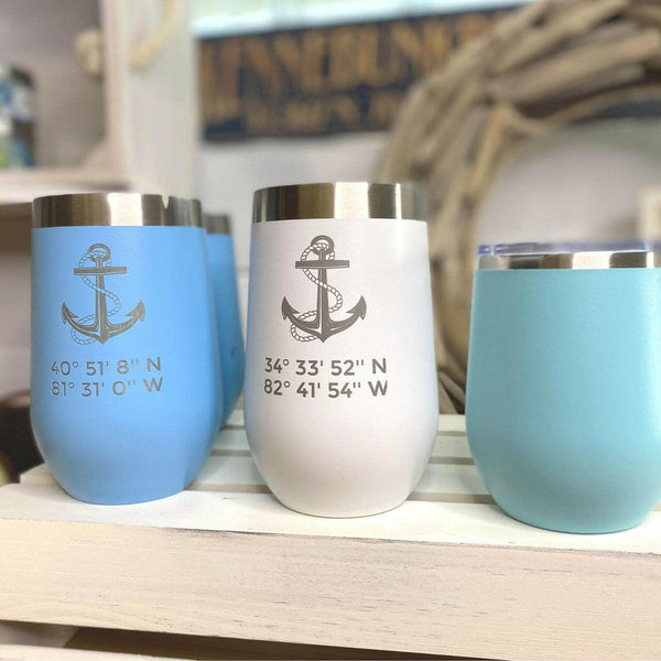 Latitude & Longitude Polar Camel Stemless Wine Tumbler Tumblers New England Trading Co