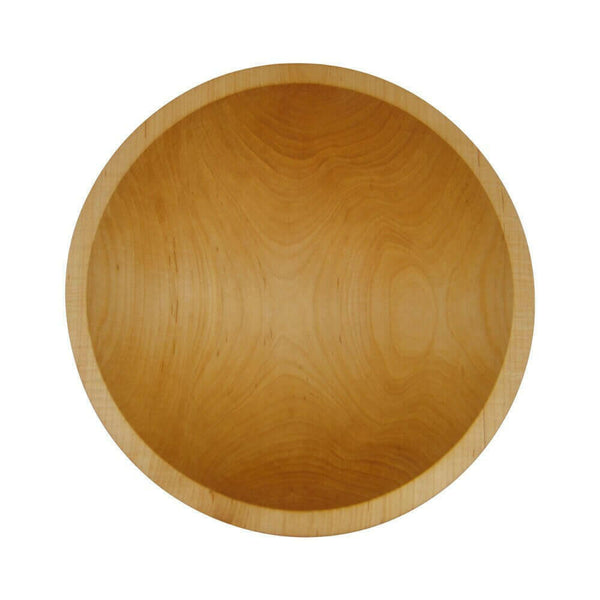12 Inch Sugar Maple Wooden Salad Bowl Bowls American Farmhouse Bowls