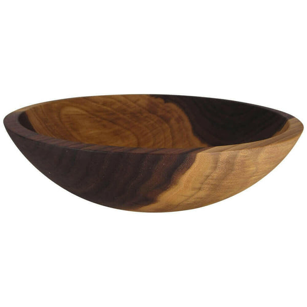 Black Walnut Wooden Bowl, 12" Bowls American Farmhouse Bowls