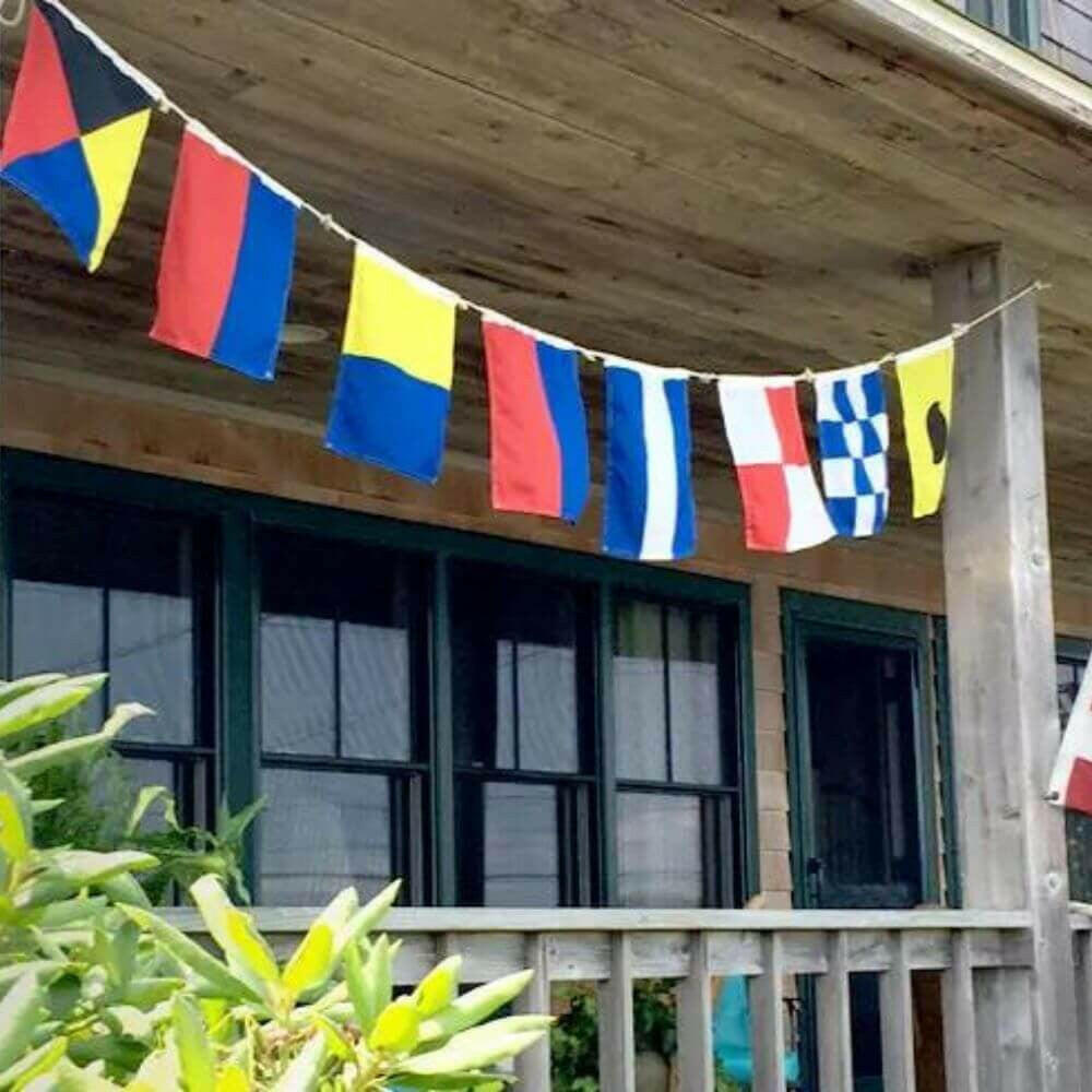 Nautical Flags, A-Z, 0-9, Maritime Signal Flags Decor New England Trading Co
