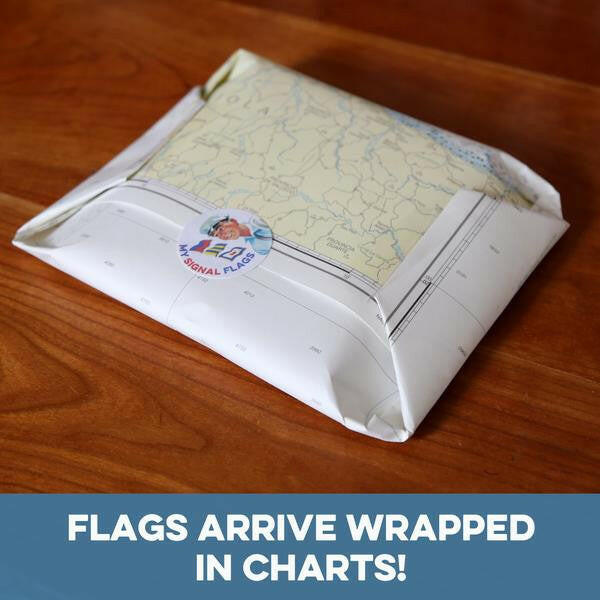 Nautical Flags, A-Z, 0-9, Maritime Signal Flags Decor New England Trading Co