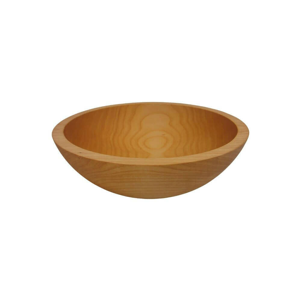 10 Inch Solid Sugar Maple Wooden Bowl Bowls American Farmhouse Bowls   