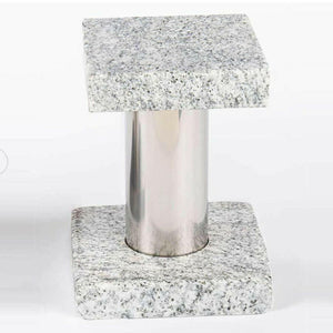 Stone Drink Dispenser, Granite & Stainless Steel, for Wine & Spirits Barware Funky Rock Designs