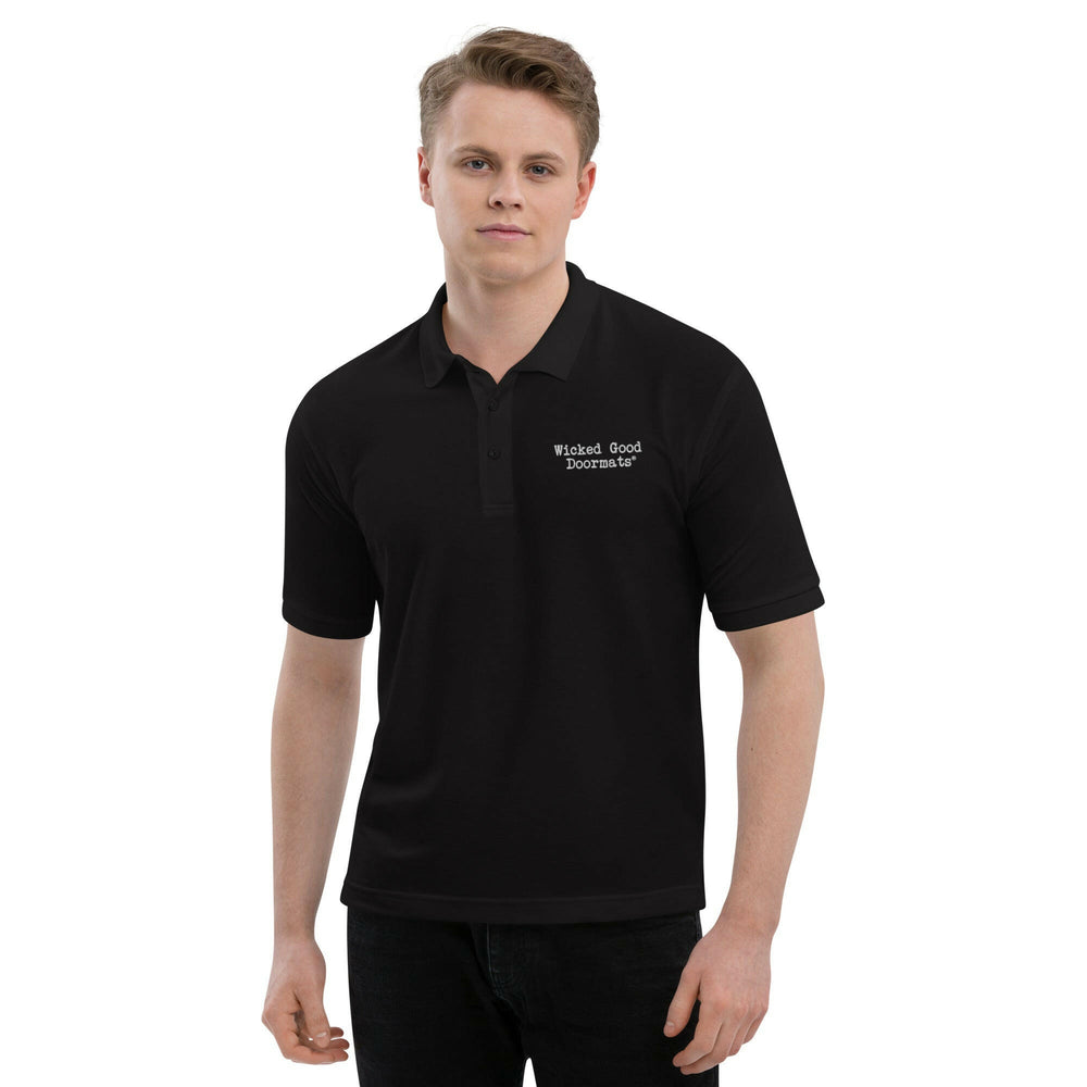 Men's Premium Polo Shirts & Tops New England Trading Co Black S