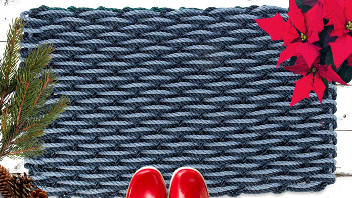 ColorWave Lobster Rope Doormat Featured in Vogue.com