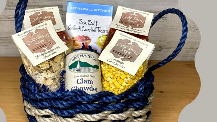 Lobster Rope Gift Baskets Now Available at The New England Trading Co.