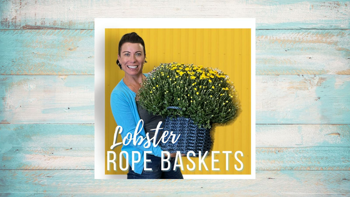 Wicked Good Lobster Rope Baskets