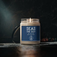 Thumbnail for Longitude and Latitude Seas the Day Personalized Soy Candle, 9oz, 4 Scents