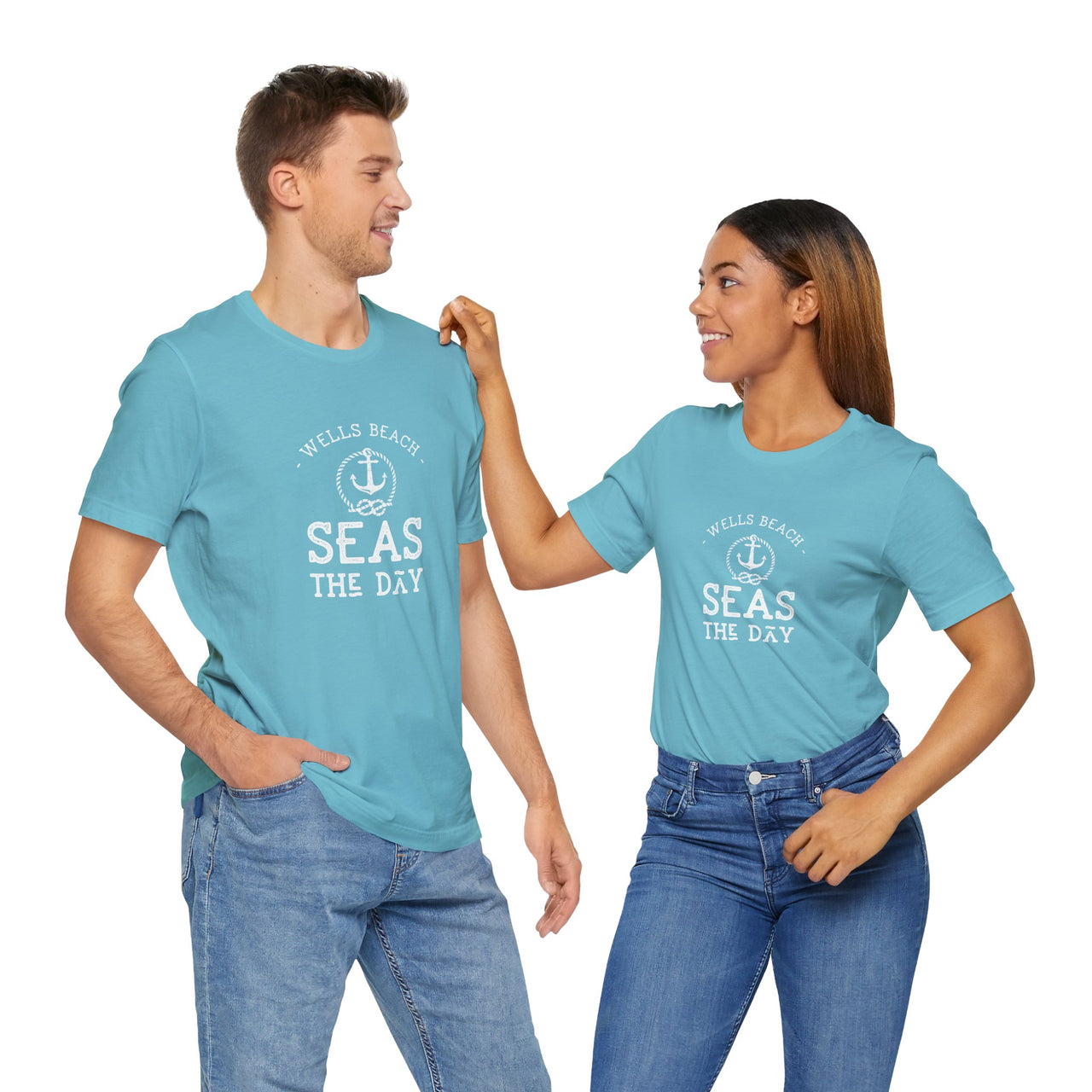 Seas the Day Personalized Weekend Tee, Unisex