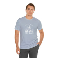 Thumbnail for Seas the Day Personalized Weekend Tee, Unisex