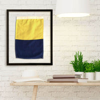 Thumbnail for Framed Nautical Flags, A-Z New England Trading Co Decor K