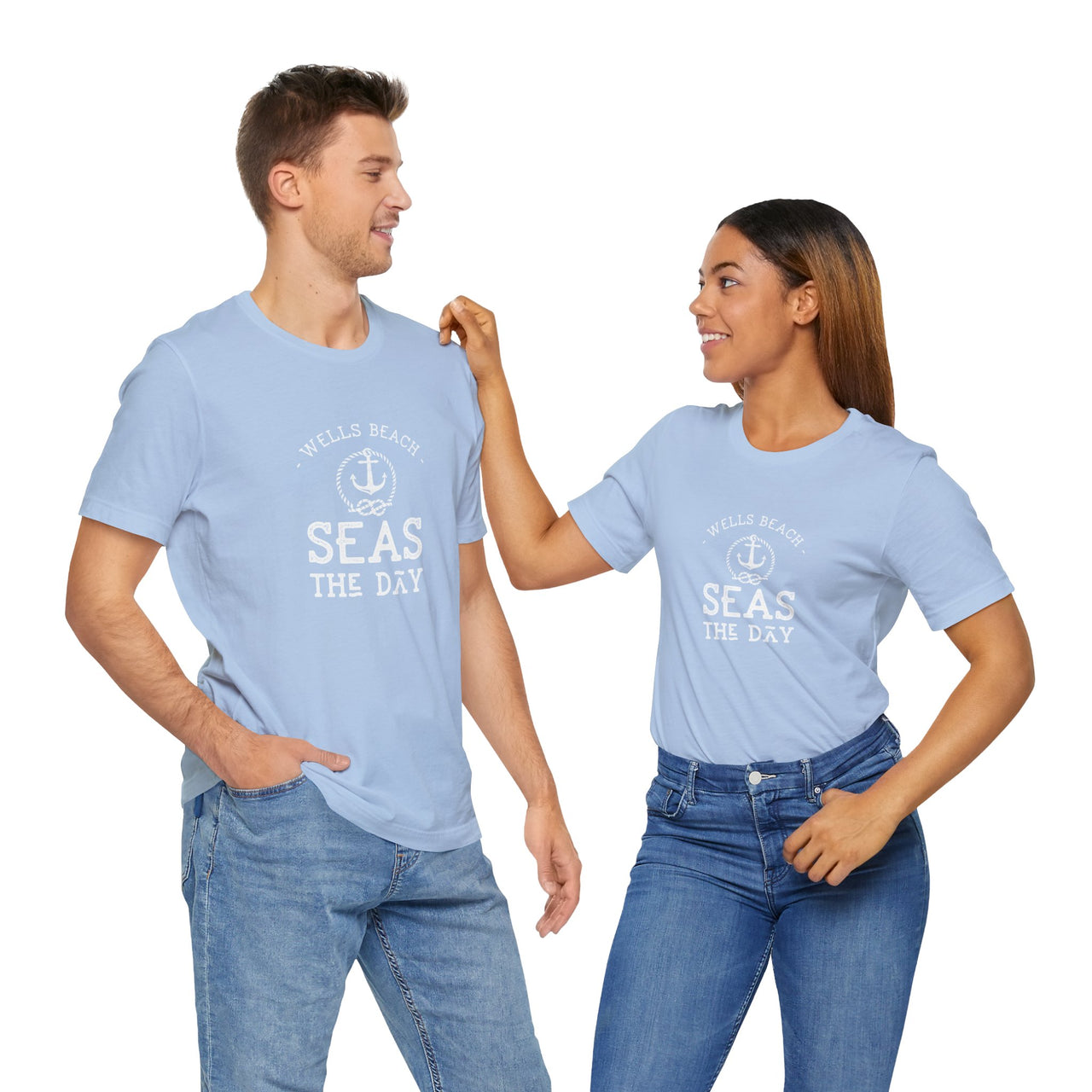 Seas the Day Personalized Weekend Tee, Unisex