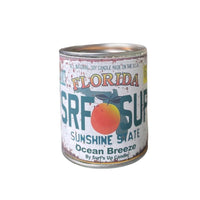 Thumbnail for Florida License Plate Ocean Breeze Paint Can Candle Paint Can Candle Surf's Up Candle   