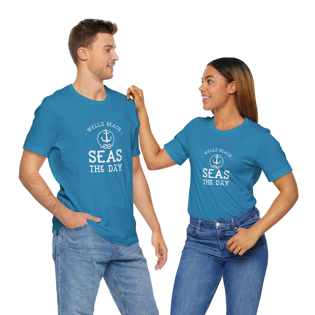 Seas the Day Personalized Weekend Tee, Unisex