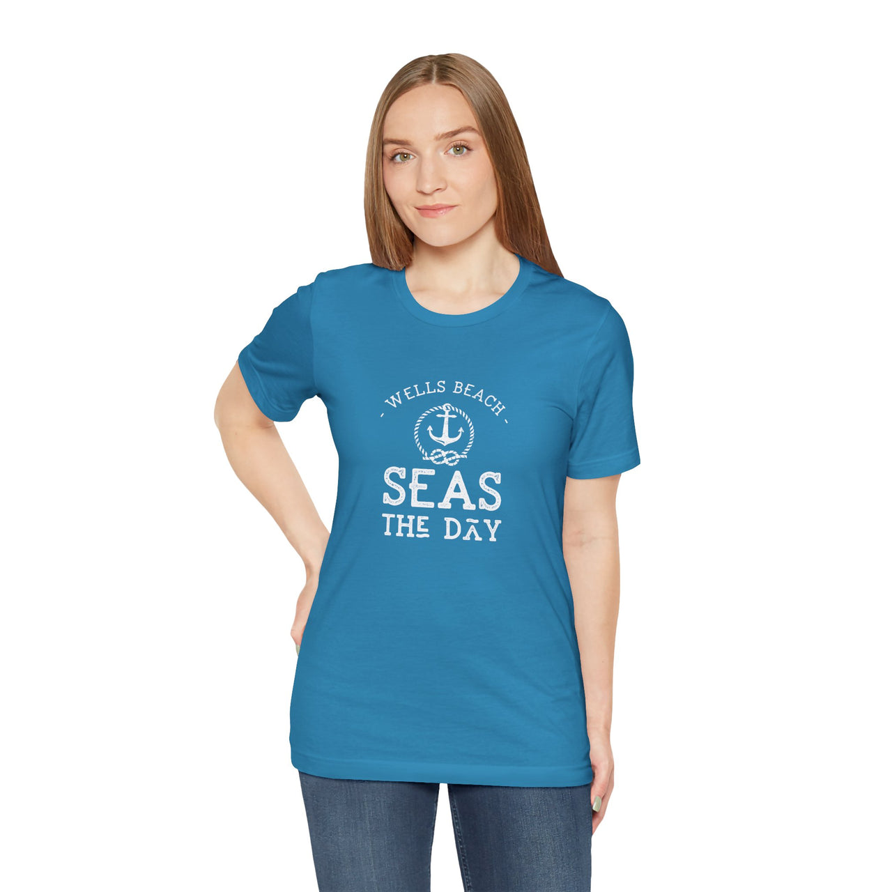 Seas the Day Personalized Weekend Tee, Unisex