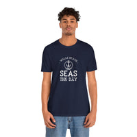 Thumbnail for Seas the Day Personalized Weekend Tee, Unisex