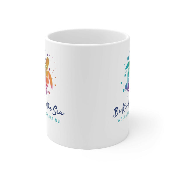 Be Kind To The Sea Coffee Mug, Coastal Mug, Personalized