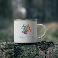 Thumbnail for Be Kind To The Sea Enamel Stainless Steel Mug