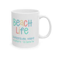 Thumbnail for Personalized Beach Life Ceramic Coastal Mug