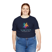 Thumbnail for Be Kind to the Sea Personalized Beach Tee, Deep Sea Colors