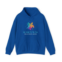 Thumbnail for Be Kind to the Sea Heavy Blend Hooded Sweatshirt, Personalized, Royal