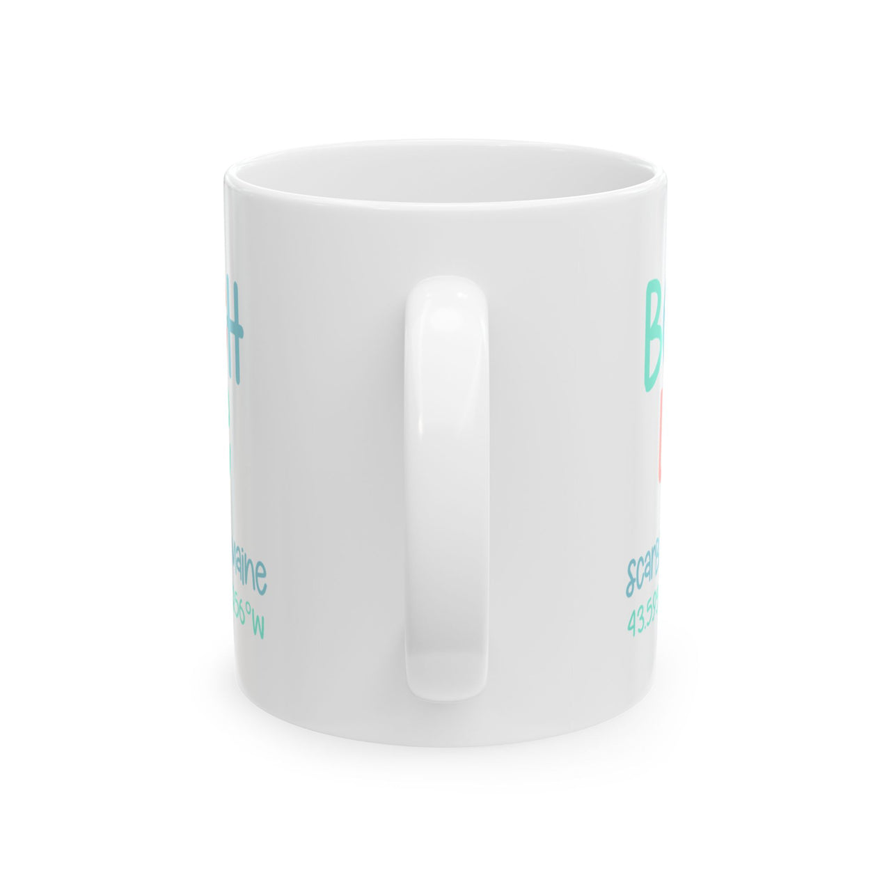 Personalized Beach Life Ceramic Coastal Mug