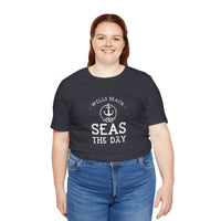 Thumbnail for Seas the Day Personalized Weekend Tee, Unisex