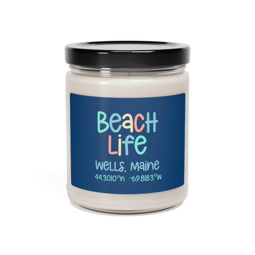 Beach Life Scented Soy Candle, Coastal Candles, 4 Scents