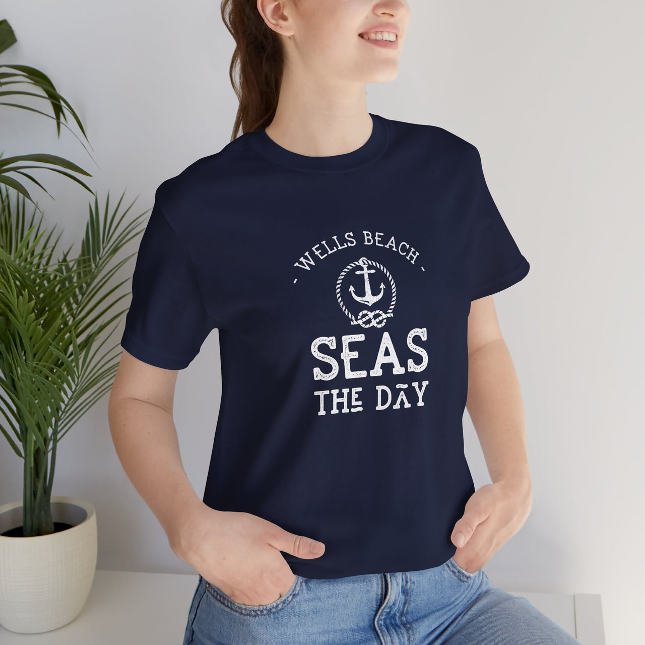 Seas the Day Personalized Weekend Tee, Unisex