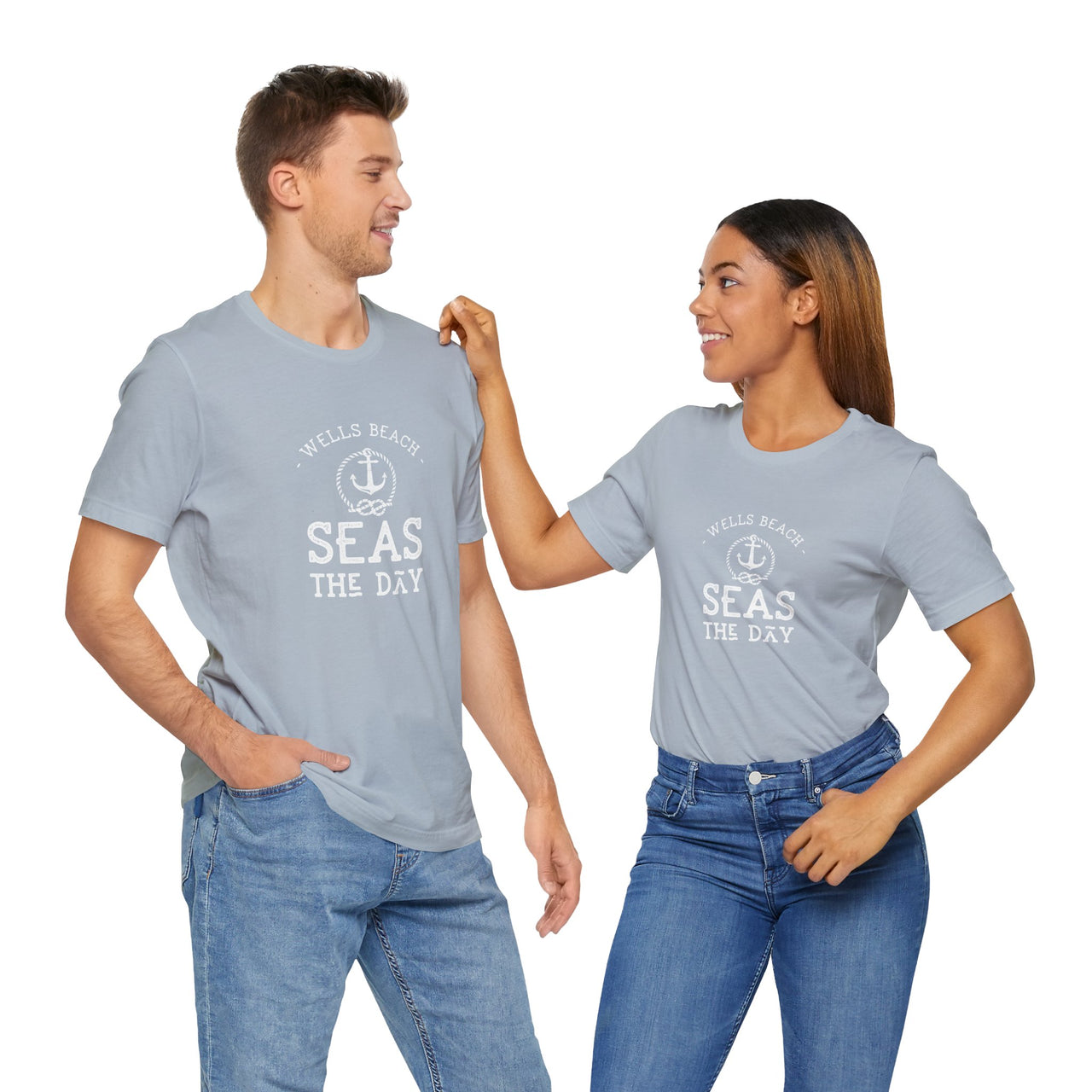 Seas the Day Personalized Weekend Tee, Unisex