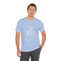 Thumbnail for Seas the Day Personalized Weekend Tee, Unisex