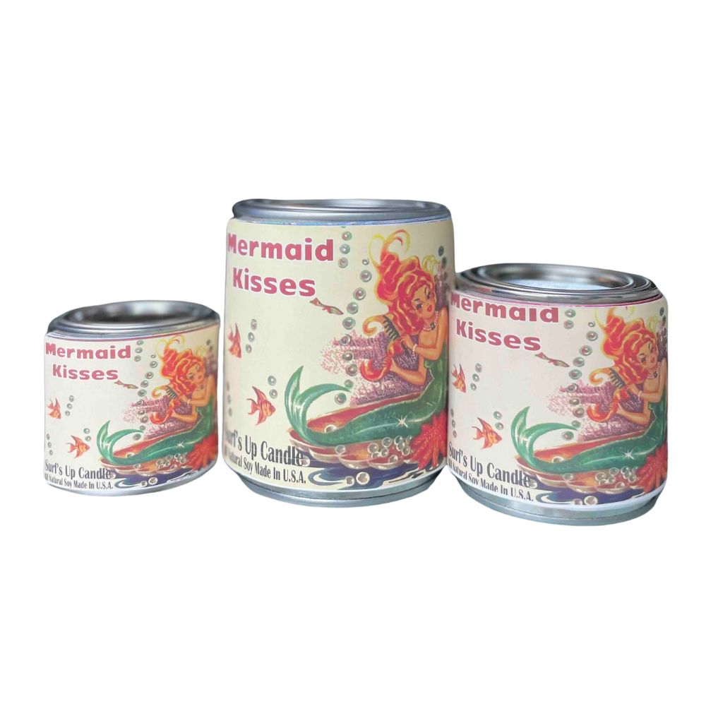 Mermaid Kisses Paint Can Candle - Vintage Collection Paint Can Candle Surf's Up Candle   
