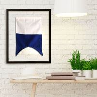 Thumbnail for Framed Nautical Flags, A-Z New England Trading Co Decor A