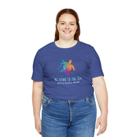 Thumbnail for Be Kind to the Sea Personalized Beach Tee, Deep Sea Colors