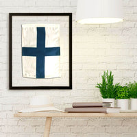 Thumbnail for Framed Nautical Flags, A-Z New England Trading Co Decor X