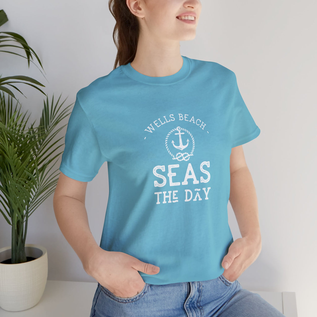 Seas the Day Personalized Weekend Tee, Unisex