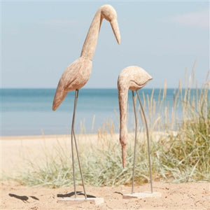 Artisan Wood & Iron Coastal Birds
