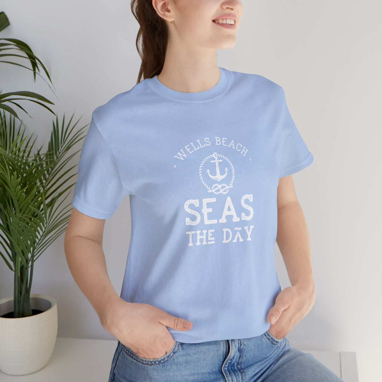 Seas the Day Personalized Weekend Tee, Unisex