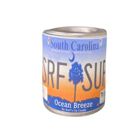 Thumbnail for South Carolina License Plate Ocean Breeze Paint Can Candle Paint Can Candle Surf's Up Candle   