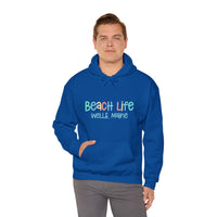 Thumbnail for Beach Life Personalized Heavy Blend Royal Hooded Sweatshirt
