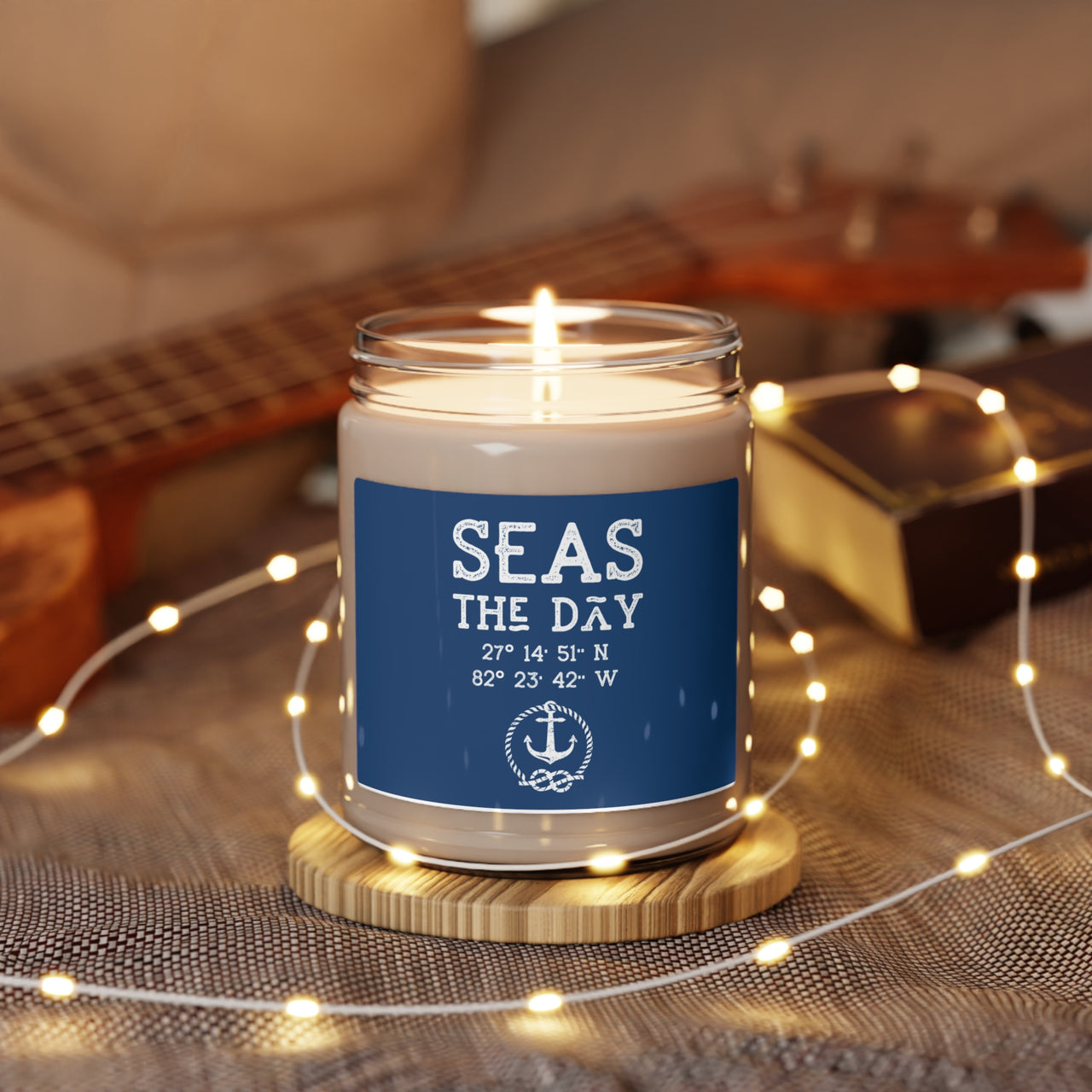 Scented Seas The Day Personalized Soy Candle, 4 Scents, 9oz